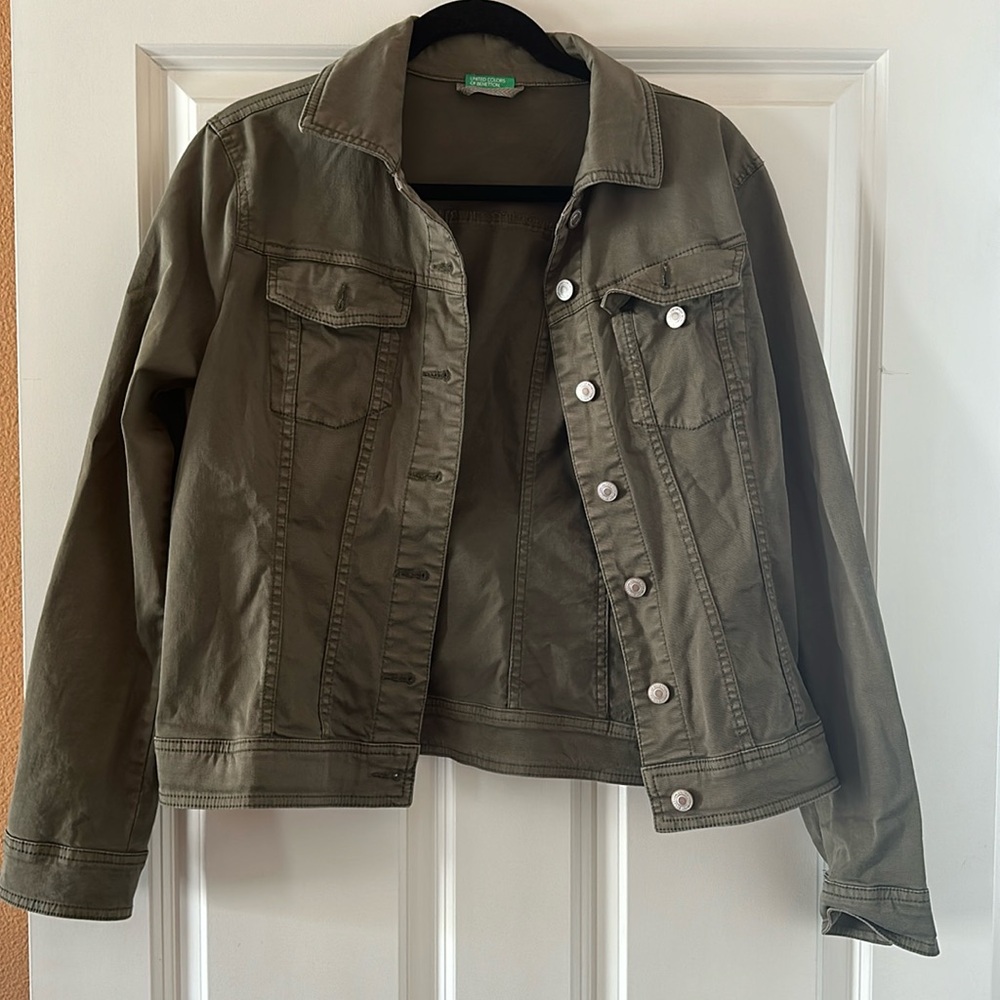 United Colors of Benetton jean jacket, size M